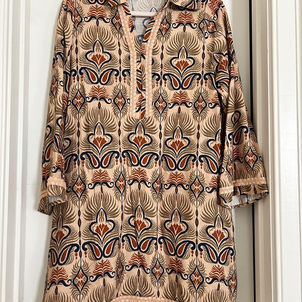 JODIFL Multicolor Boho Shift Dress